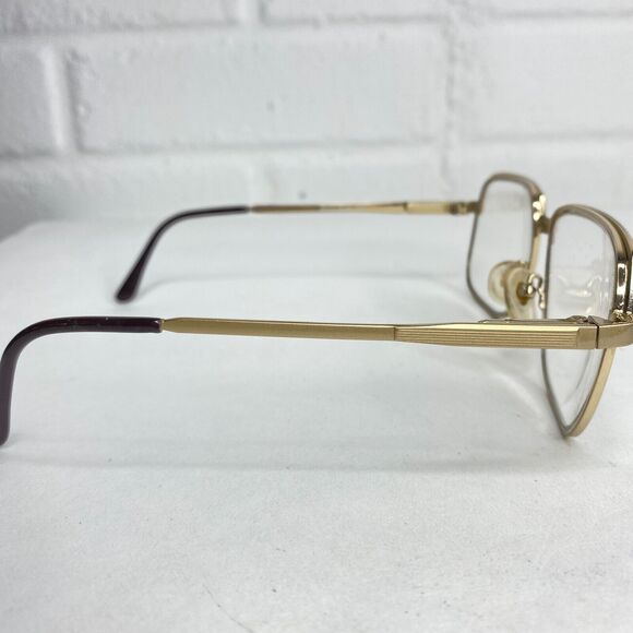 Headhugger Retro Eyeglasses Black and Gold Geometric Full Rim H2596 - Picture 5 of 9